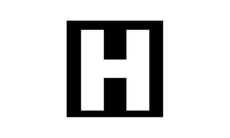 letter H logo design in a beautiful and elegant style. monogram H. typography H. initial H logo. suitable for, business, wedding, boutique, company, hotel, etcのイラスト素材