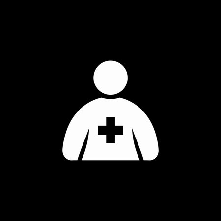 Doctor icon. Flat design style eps 10. Hospital icon.