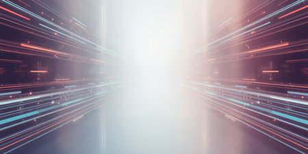 Abstract digital lines backgroundの素材