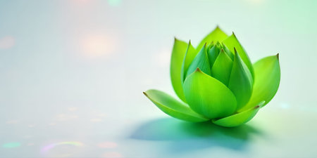 Serene Green Succulent Plant Close up Nature Botany Purity Wellness Spa Botanical Floral Green Leafの素材