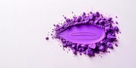 Vivid Purple Pigment Powder Swatch Makeup Cosmetic Textureの素材