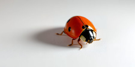 Closeup Ladybug Photo Red Insect Nature Macro Photographyの素材
