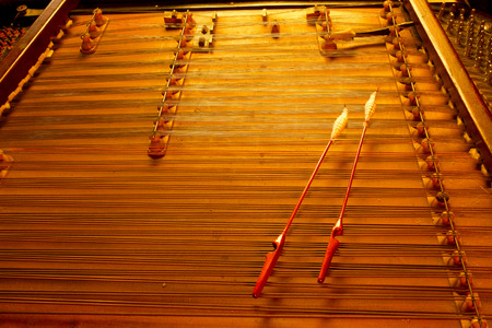 cimbalom very special string music instrument
