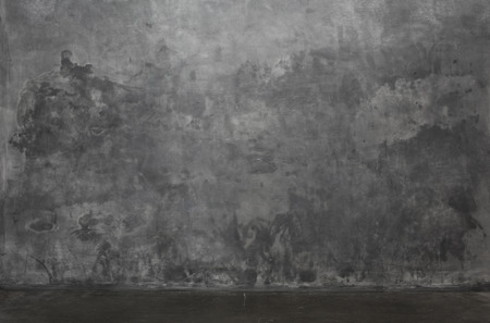 gray background wall made on real plaster