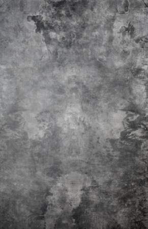 gray background wall made on real plasterの写真素材