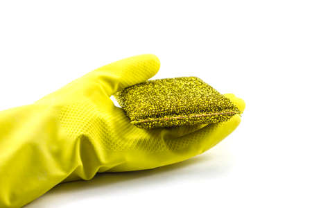 Sponge and gloveの写真素材