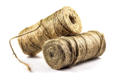 Two rolls of twineの写真素材