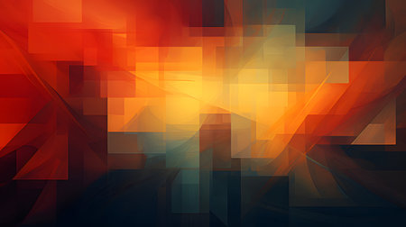 abstract background with geometric shapes, computer generated abstract background, 3D renderingの写真素材