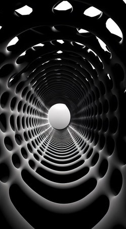 3d rendering of abstract geometric composition,digital art works..の素材