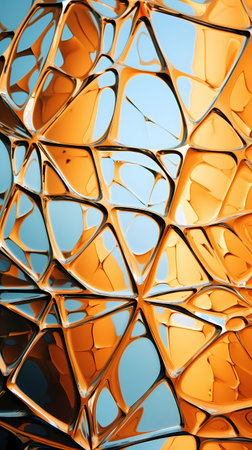 abstract background of broken glass. 3d render, 3d illustrationの素材