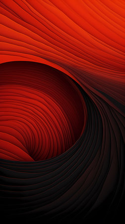 Abstract red and black wavy background. Computer generated 3D renderの素材