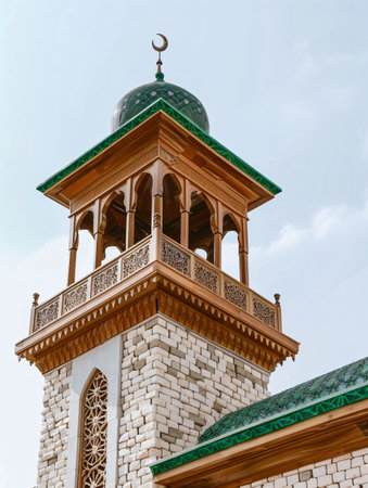 in iran the old decorative mosque   architecture mosque and minaretの素材