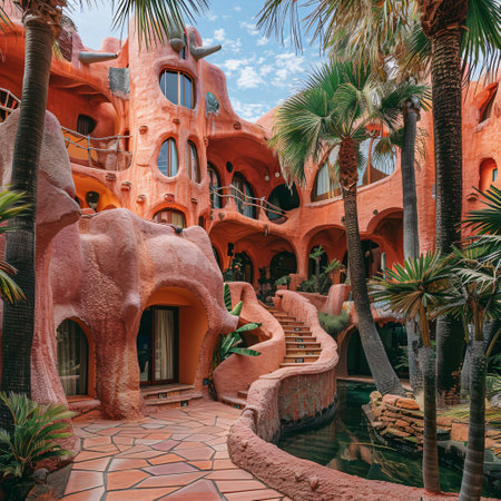 Garden of the Gods in Tenerife, Canary Islands, Spainの素材