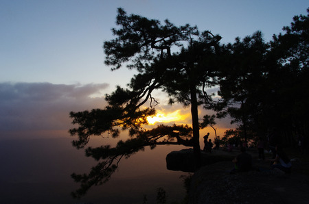 the evening skyの写真素材