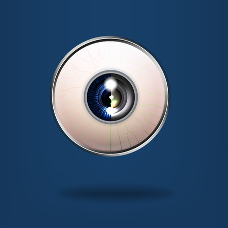eyes lens cameraのイラスト素材