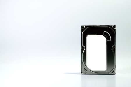 harddisk white background