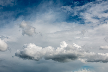Clouds in the skyの写真素材