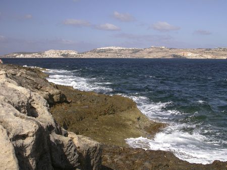 impression of Malta, an island in the mediterranean seaの写真素材