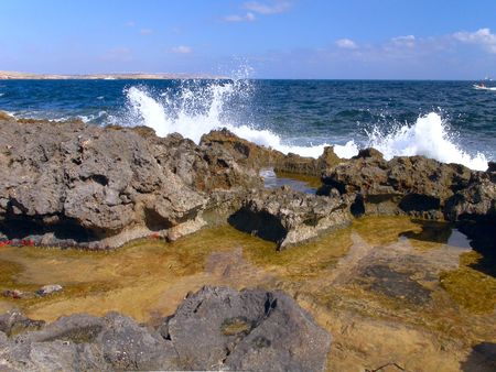impression of Malta, an island in the mediterranean seaの写真素材