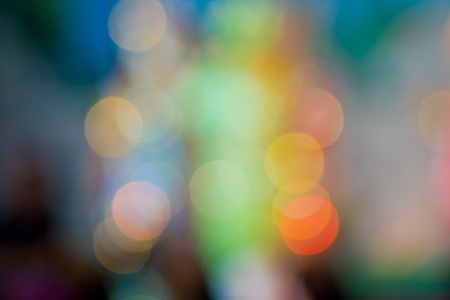 Coloured bokeh background の写真素材