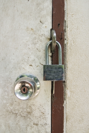 door knob and key lockの写真素材
