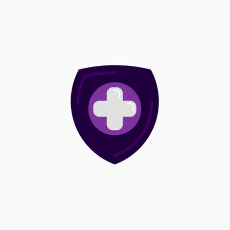 Health, Medical Insurance Icon. Flat Design. Isolated Vector Illustration.のイラスト素材