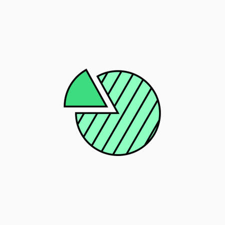 Business, diagram, profit, progress, chart flat icon design in Filled outline style.のイラスト素材