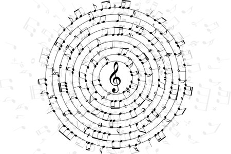 music background conceptの写真素材