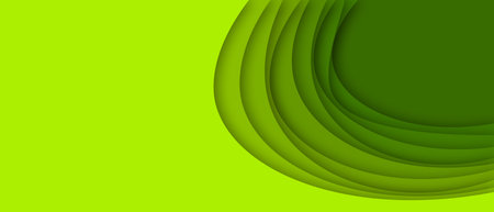 green background modern abstract illustrationの写真素材