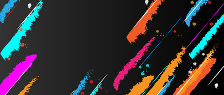 Abstract particle fractal backgroundの写真素材
