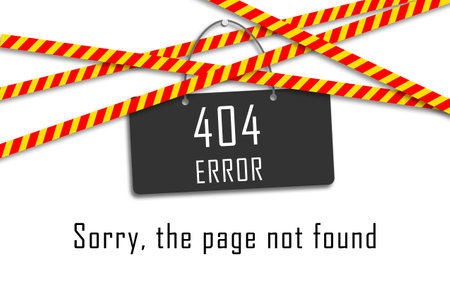 Page not found Error 404の写真素材