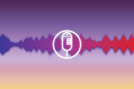 Concept of voice recognitionの写真素材