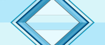Abstract blue arrow direction modern futuristic background illustrationの写真素材