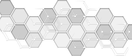 High tech technology geometric