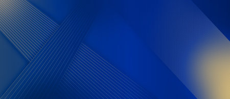 Abstract blue background illustration with geometric graphic elementsの写真素材
