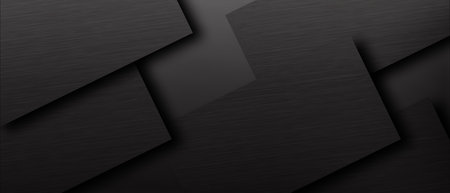 Dark graphite grey abstract textured geometric stepped backgroundの写真素材