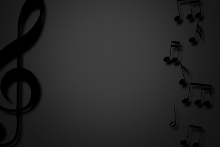 concept modern music poster illustration