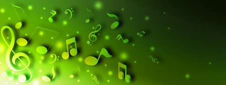 Note of music design backgroundの写真素材