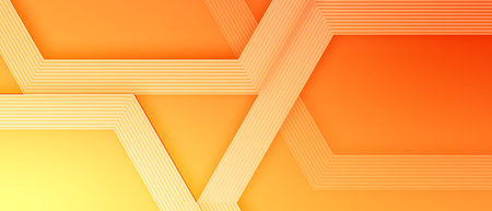 Orange abstract background layers lines texture designの写真素材