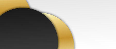 Modern white gold black background for businessの写真素材