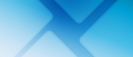 Blue gradient abstract minimal background with copy spaceの写真素材