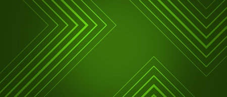 Modern green lights line with green rays and glowing effect illustration designの写真素材