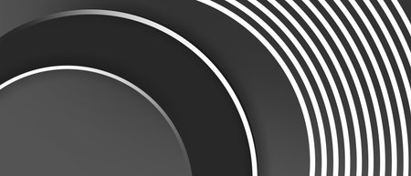 abstract banner background. Overlapping geometric shapeの写真素材