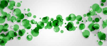 abstract background. green Circle Dot Unique isolated white Backgroundの写真素材