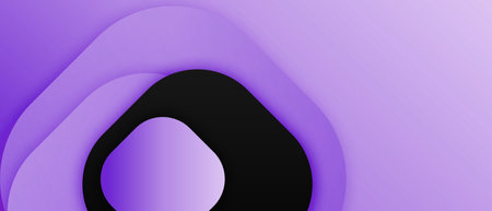 Circular abstract design with overlapping translucent circles and round shapesの写真素材