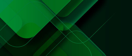 Abstract geometric elegant green modern pattern colorful backgroundの写真素材