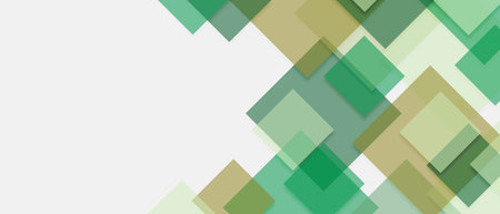 Bright abstract background with layered colorful rectangles and transparent shapes ideal for digital...