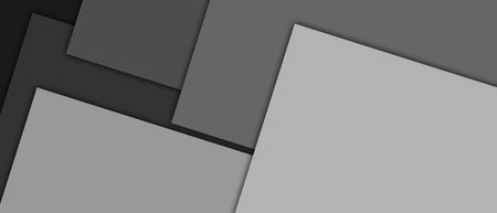 modern business banner concept of grey paper cut linesの写真素材