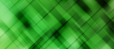 Abstract green geometric diagonal overlay layer background
