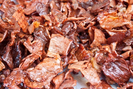 The appetizied fried pork sell in Bangkok の写真素材